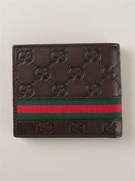 gucci mens embossed wallet|discount Gucci wallets for men.